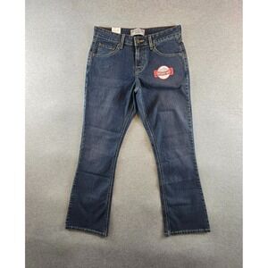 Y2K Levi Strauss Signature Jeans Women 4 Misses Short Low Rise Bootcut Deadstock